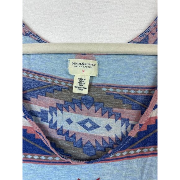 Ralph Lauren Denim & Supply Tribal Tank Mens Sz Small Aztec Southwestern Shirt - Picture 3 of 8